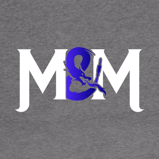 M&M Blue White Logo by Microphones and Monsters